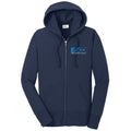 ESCO Women's Fleece Full-Zip Hooded Sweatshirt